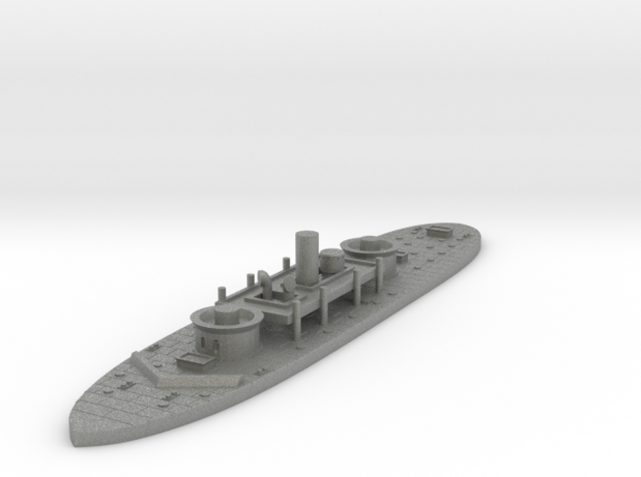1/600 USS Miantonomoh 3d printed