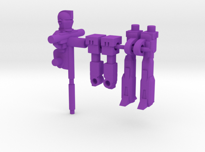 Destro and Mindbender RoGunners 3d printed Purple Parts