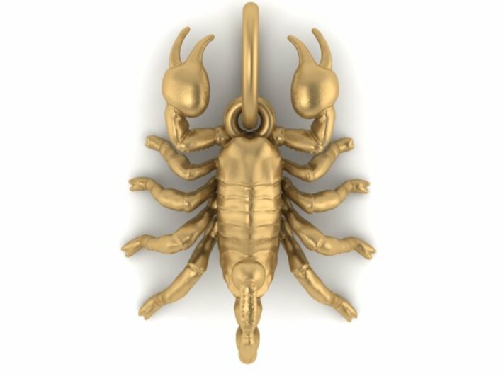 Scorpion pendant 3d printed Add a caption...