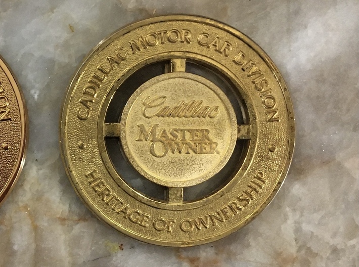 Cadillac Heritage of Ownership Master Owner Badge 3d printed