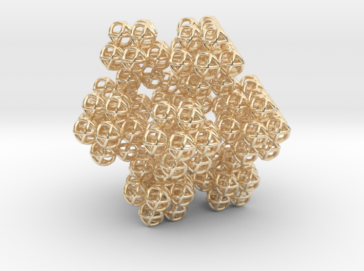Fractal Cluster - Vector Equilibrium Genesa Sphere 3d printed