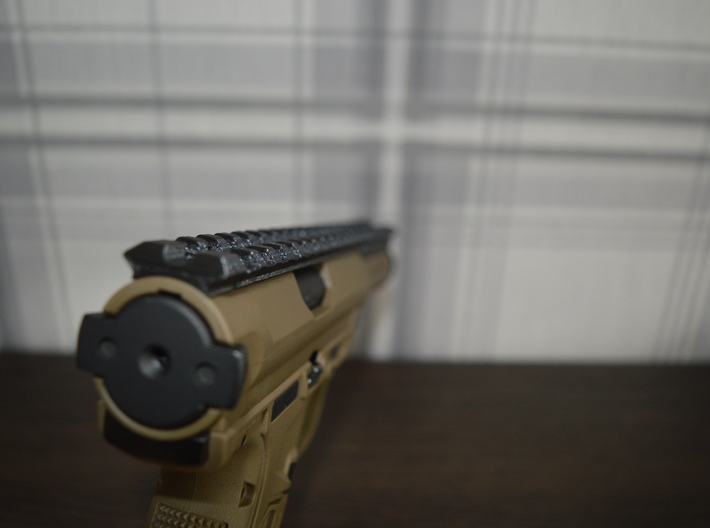 Action Army AAP-10 Top Rail For Supressor 3d printed 