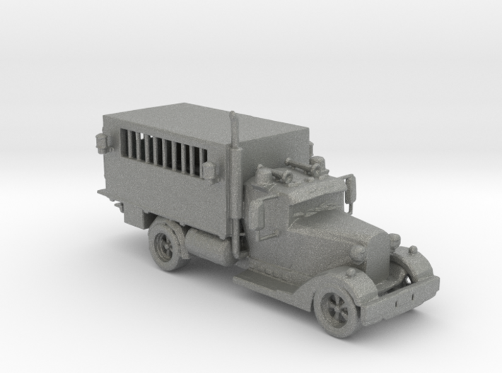 1930s Custom Riot Wagon 1:160 scale. 3d printed