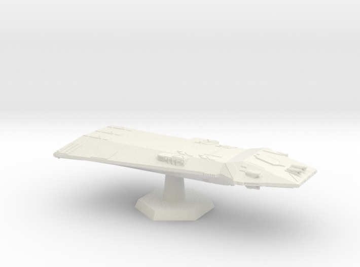 7000 Scale Hydran Monarch Battleship CVN 3d printed