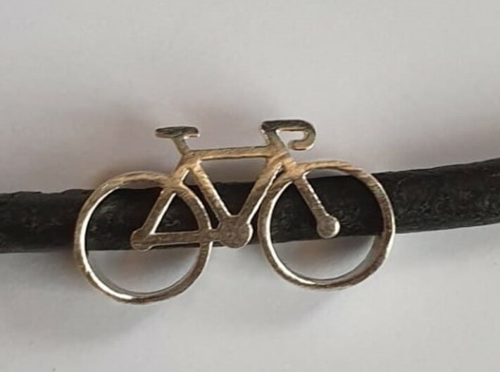 a bicycle bead / charm 3d printed 