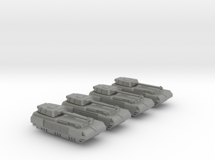285 Scale Romulan Cassowary-T Tanks MGL 3d printed