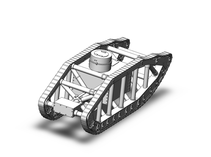 Pioneer Skeleton tank WW1 3d printed 