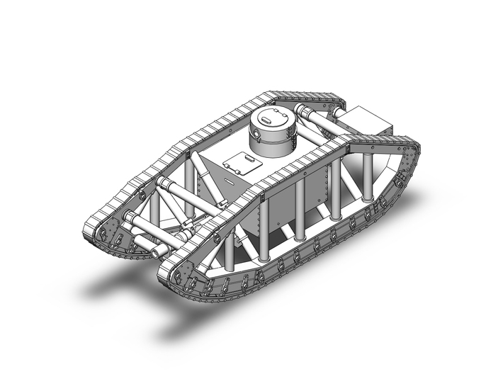 Pioneer Skeleton tank WW1 3d printed 