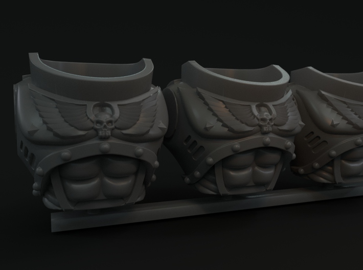 5-10x Spartan Prime Muscle torsos 3d printed 