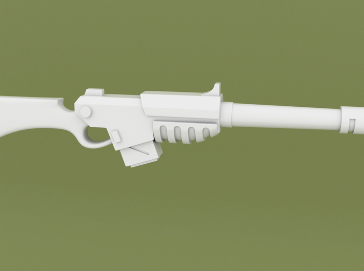 Lasgun Long Rifle x10 3d printed 
