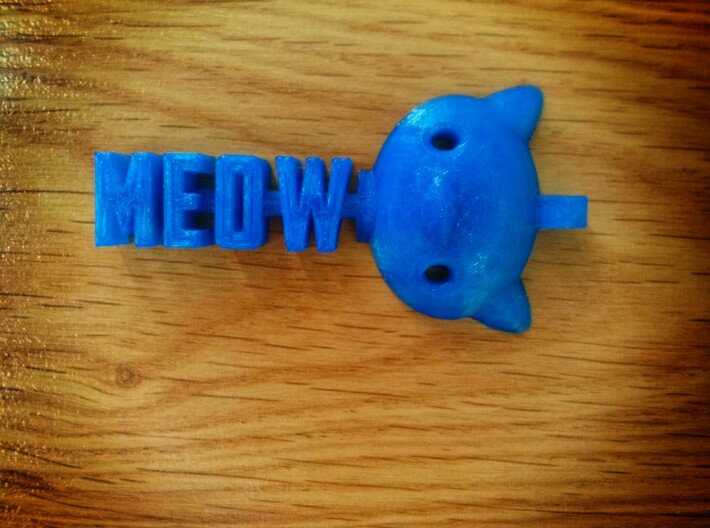 Meow pendant by it's a CYN! 3d printed Hello Kitty