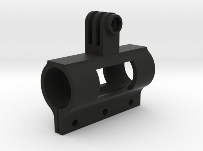 Rifle Barrel Mount 25mm for a GoPro (all models) 3d printed