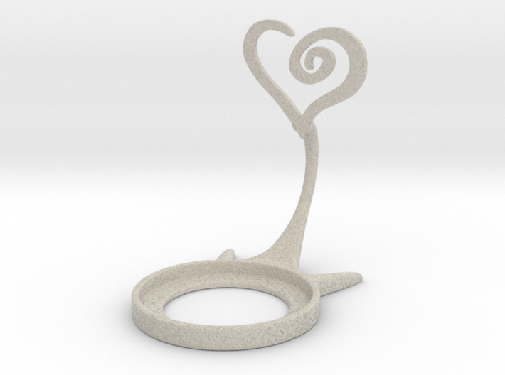 Valentine Spiral Heart 3d printed