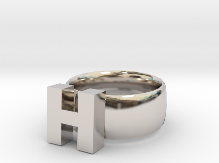 H Ring 3d printed