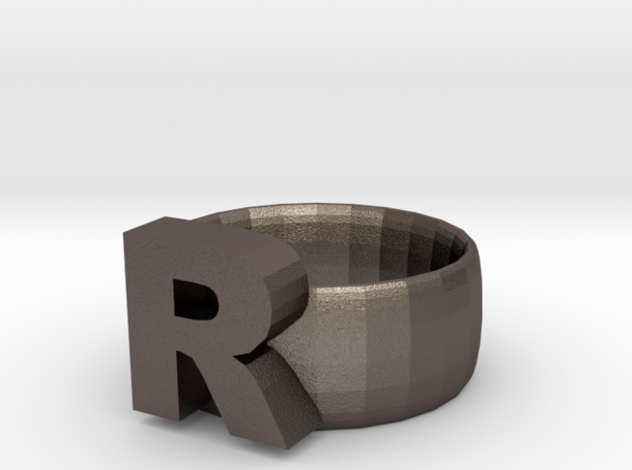 R Ring 3d printed