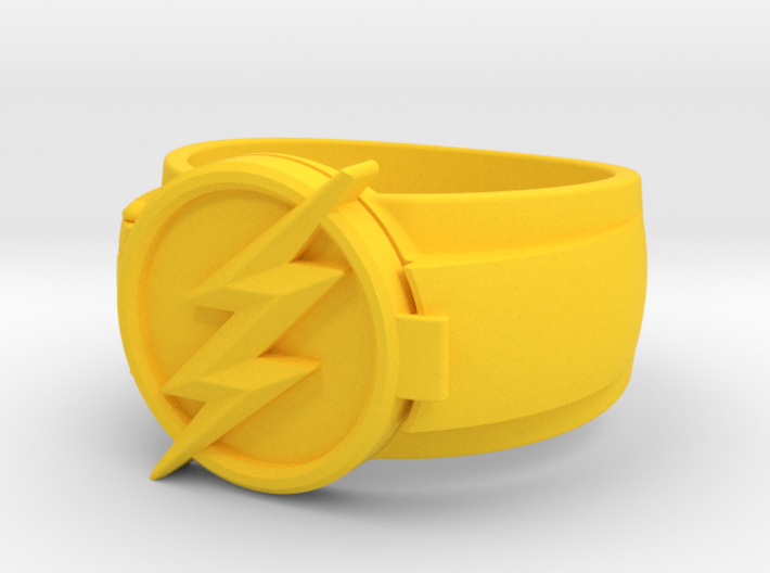 Fastest Man Alive Ring 3d printed