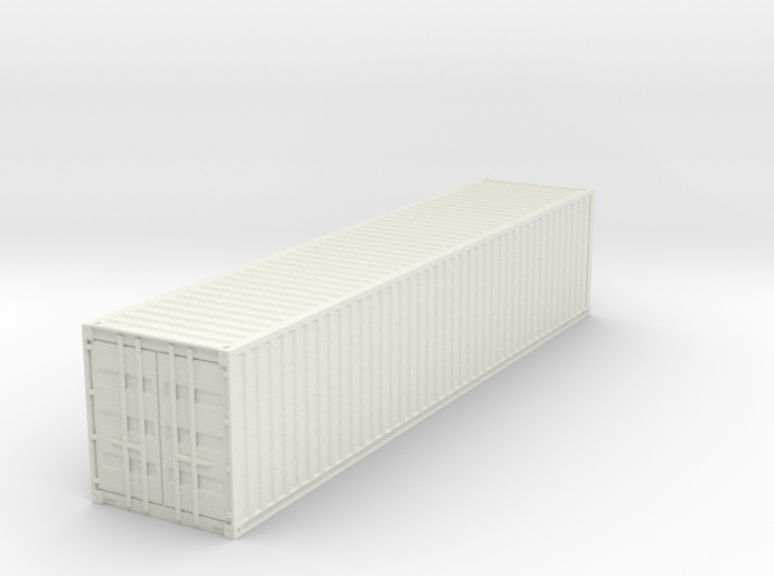 40ft Shipping Container 1/72 3d printed