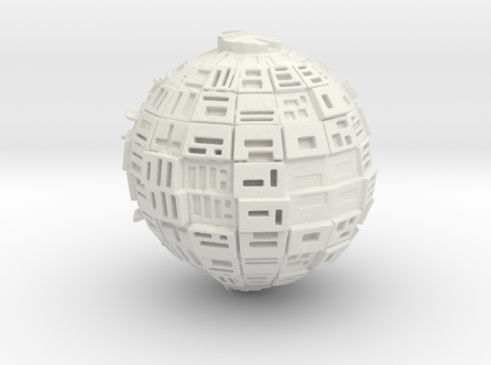 Borg Sphere 3d printed