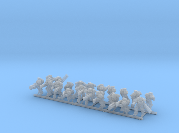 15mm Power Armour Soldiers 3d printed