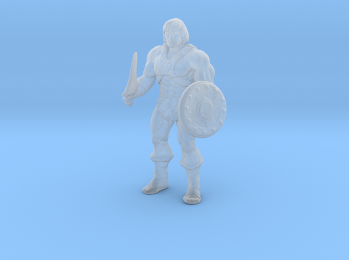 He-man miniature model fantasy games DnD rpg hero 3d printed 