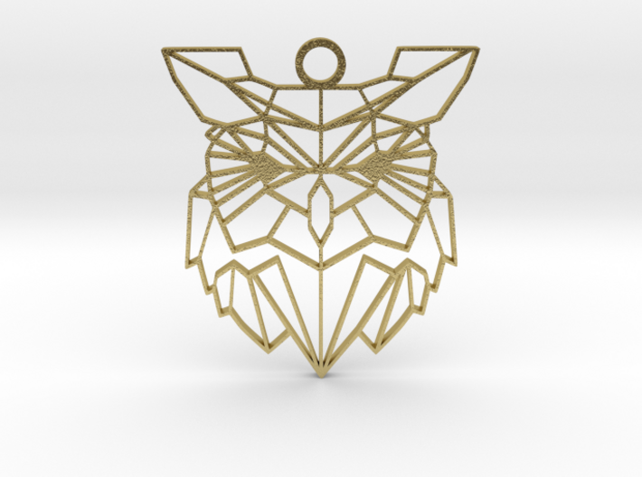 OWL NECKLACE 3d printed