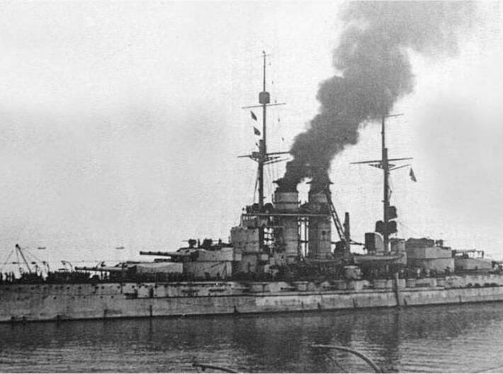 Nameplate SMS Szent István 3d printed Tegetthoff-class battleship SMS Szent István (St. Stephen).