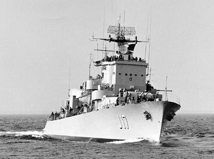 Nameplate HMS Uppland 3d printed Öland-class destroyer HMS Uppland.