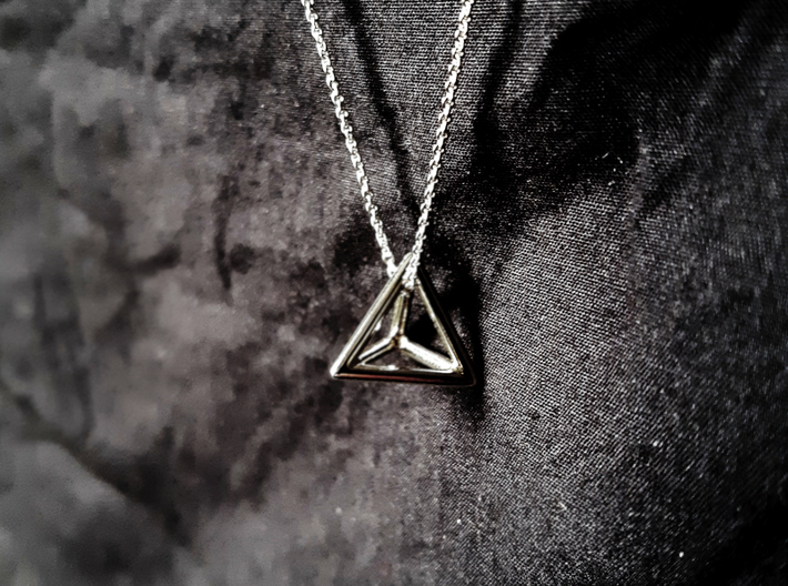 TETRA - Pendant 3d printed Chain not included