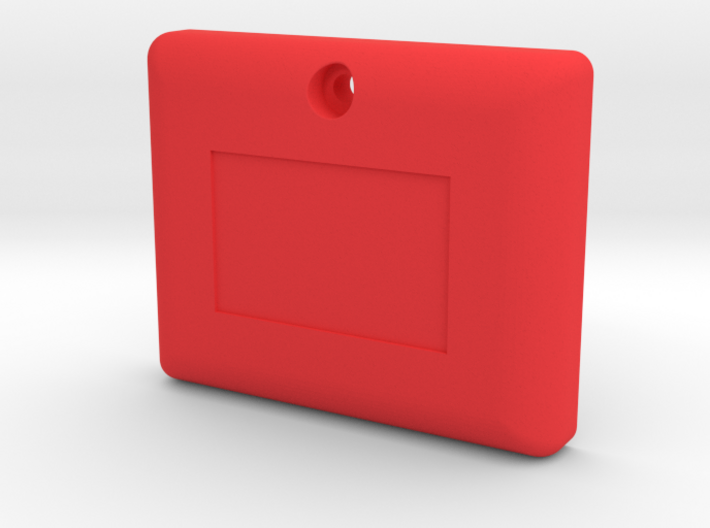 qFlexMini_Bottom 3d printed Red Processed Versatile Plastic