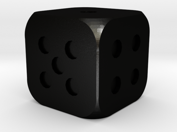 1.6cm balanced 6 sided dice (d6) 3d printed