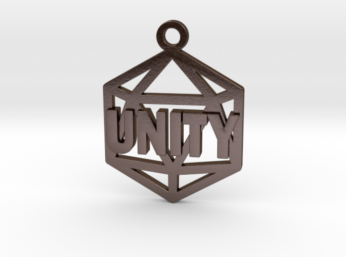 D20 Unity Ornament 3d printed