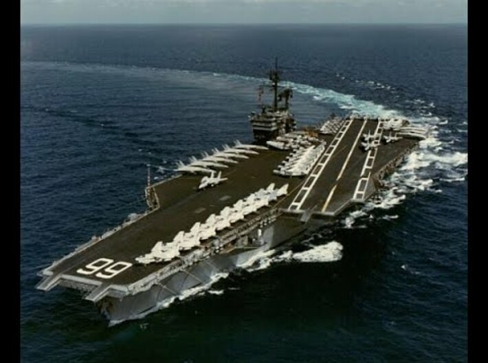 Nameplate USS America CV-66 3d printed Kitty Hawk-class aircraft carrier USS America CV-66.