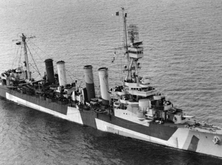Nameplate USS Detroit CL-8 3d printed Omaha-class light cruiser USS Detroit CL-8.