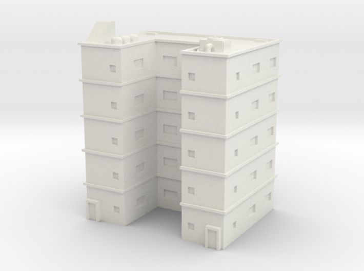 Residential Building 01 1/285 3d printed