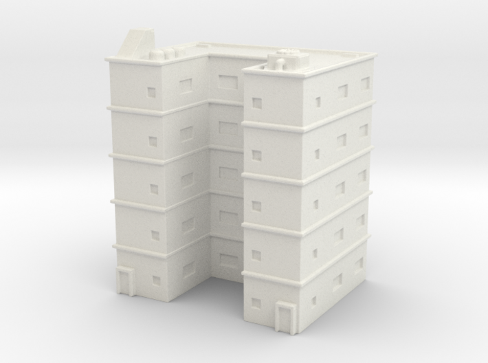 Residential Building 01 1/500 3d printed