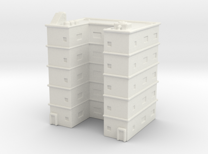 Residential Building 01 1/700 3d printed 