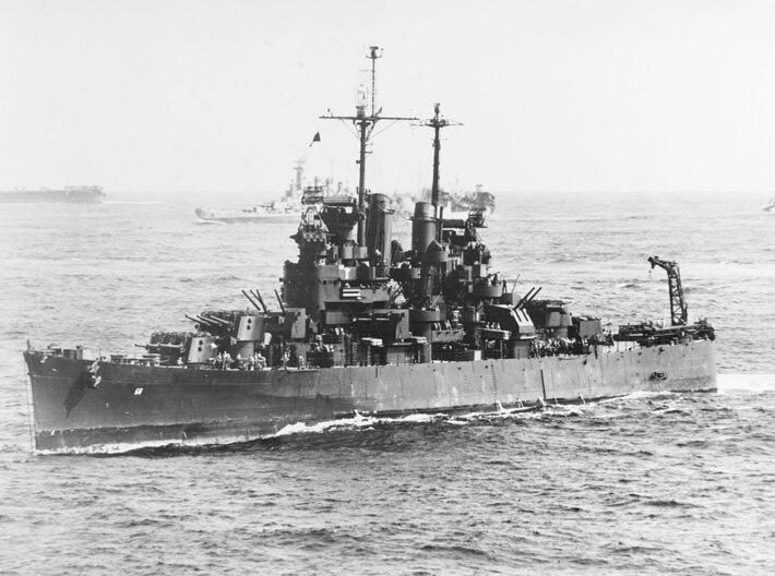 Nameplate USS Santa Fe CL-60 3d printed Cleveland-class light cruiser USS Santa Fe CL-60.