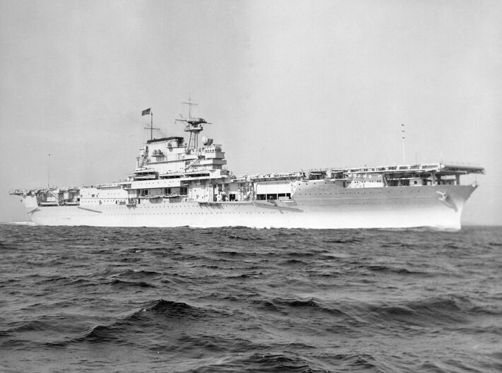 Nameplate USS Yorktown CV-5 3d printed Yorktown-class aircraft carrier USS Yorktown CV-5.
