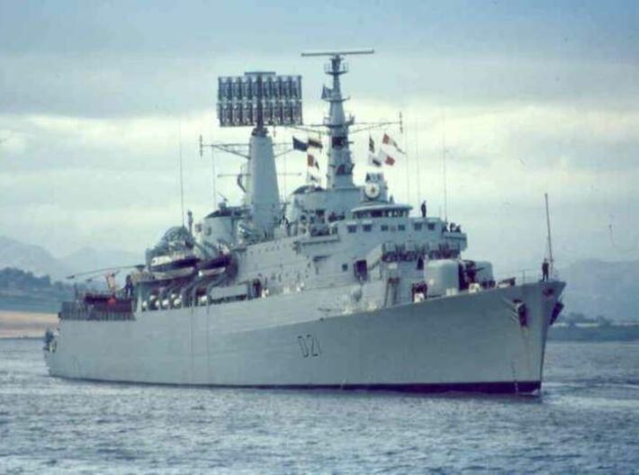 Nameplate HMS Norfolk 3d printed County-class destroyer HMS Norfolk.