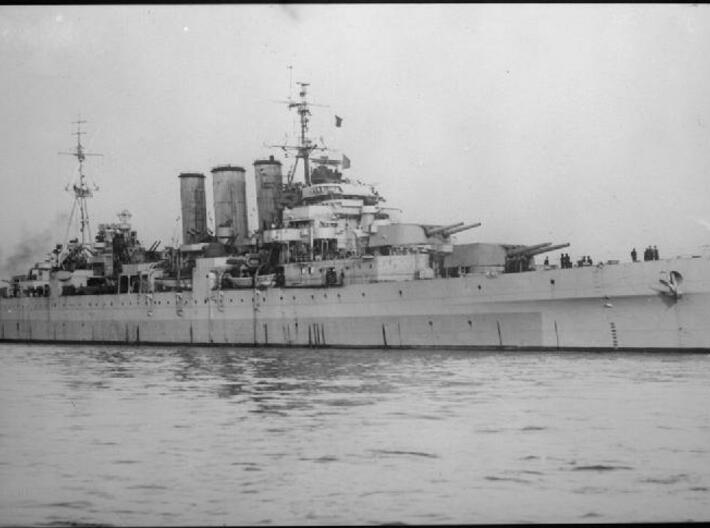 Nameplate HMS Norfolk 3d printed County-class heavy cruiser HMS Norfolk.