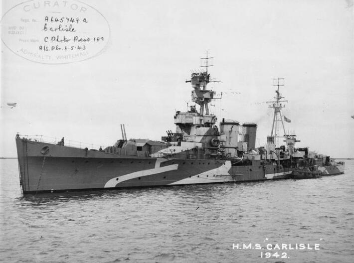 Nameplate HMS Carlisle (10 cm) 3d printed C-class light cruiser HMS Carlisle.