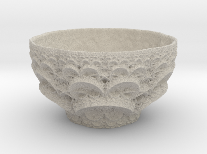 Fractal Art Bowl - Oread 3d printed