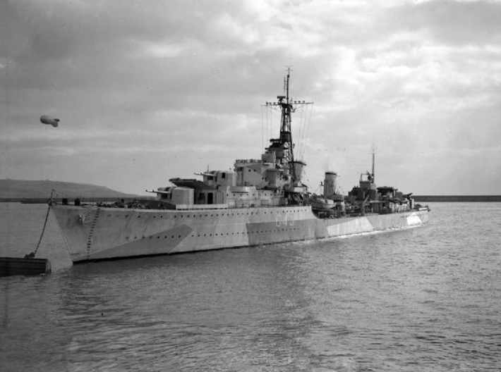 Nameplate HMS Tartar 3d printed Tribal-class destroyer HMS Tartar.