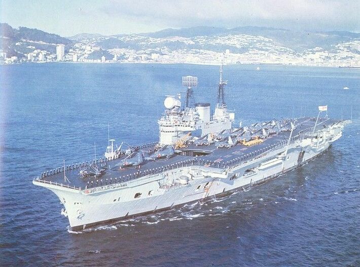 Nameplate HMS Eagle 3d printed Audacious-class aircraft carrier HMS Eagle.