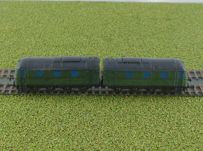 D 311 / V 188 Diesel Locomotive 1/285 3d printed w/o Tracks