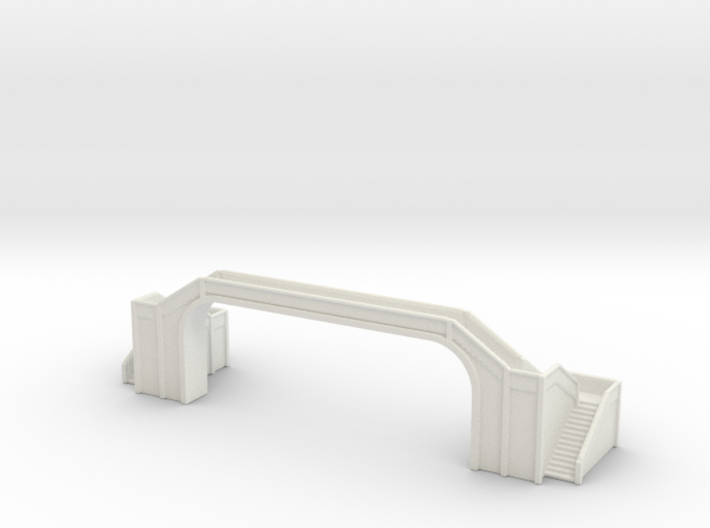 Railway Foot Bridge long 1/350 3d printed