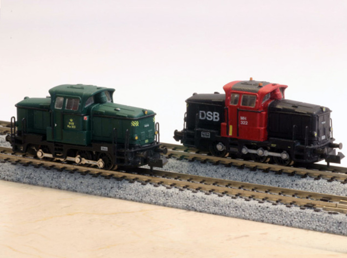 DSB MH in 1:160 N scale 3d printed This kit is only for 1 unit