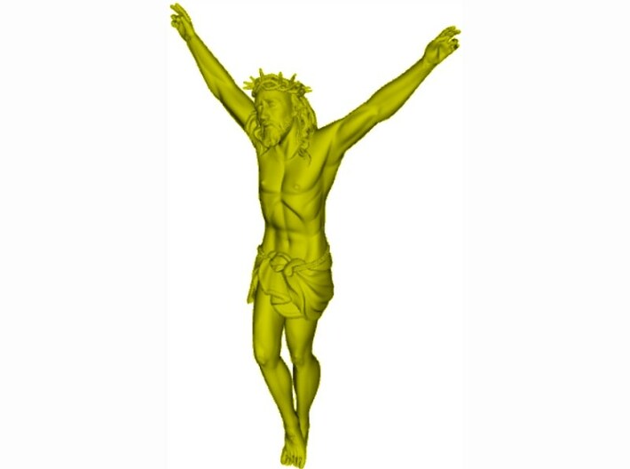 1/35 scale Jesus Christ crucified - WITHOUT cross 3d printed