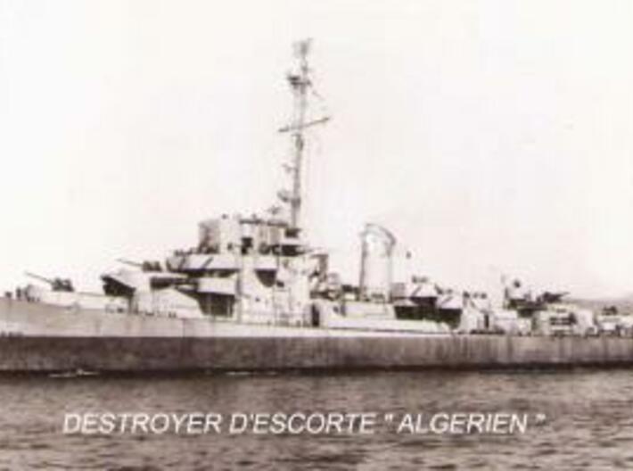 Nameplate Algérien 3d printed Cannon-class destroyer escort Algérien.