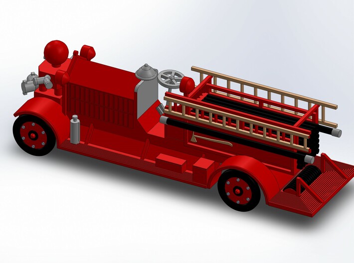 1927 ATHERN FOX FIRE TRUCK 3d printed